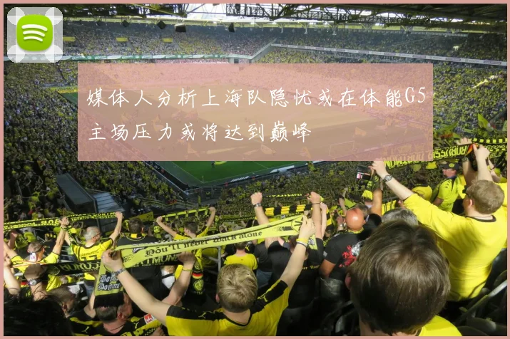 媒体人分析上海队隐忧或在体能G5主场压力或将达到巅峰